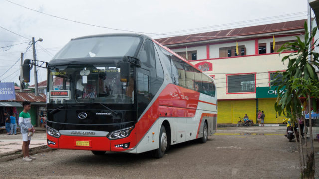 Bus travel in Mindanao